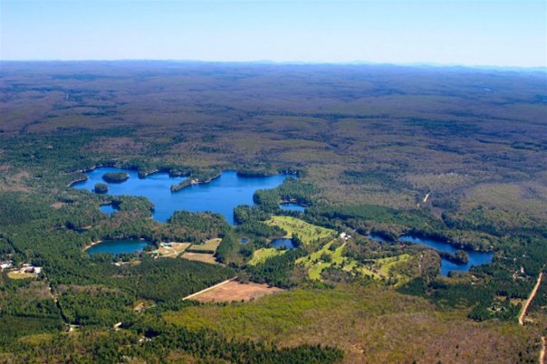 Brantingham Lake from above